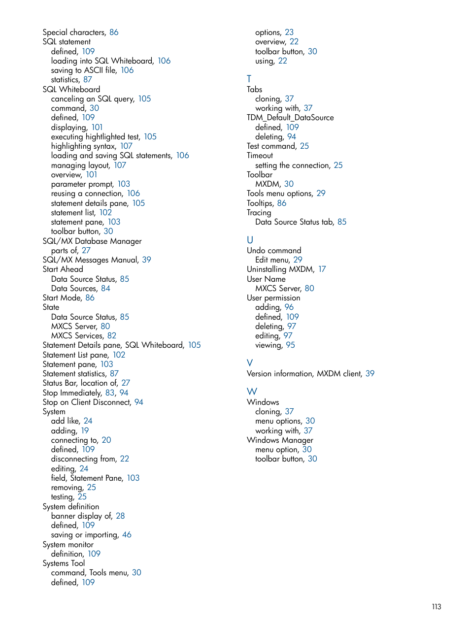 HP Integrity NonStop J-Series User Manual | Page 113 / 113