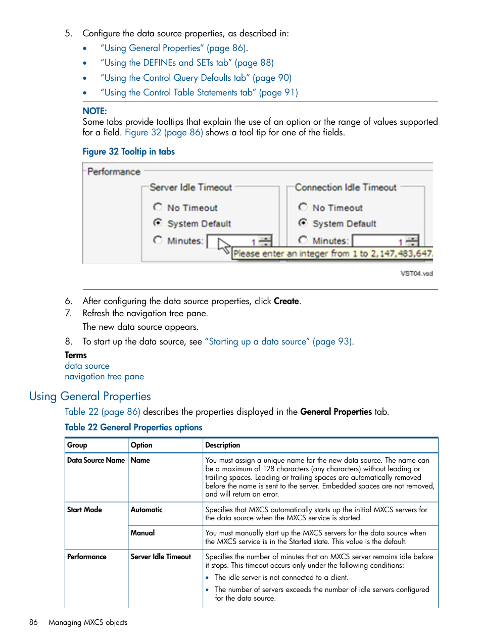 Using general properties | HP Integrity NonStop J-Series User Manual | Page 86 / 113