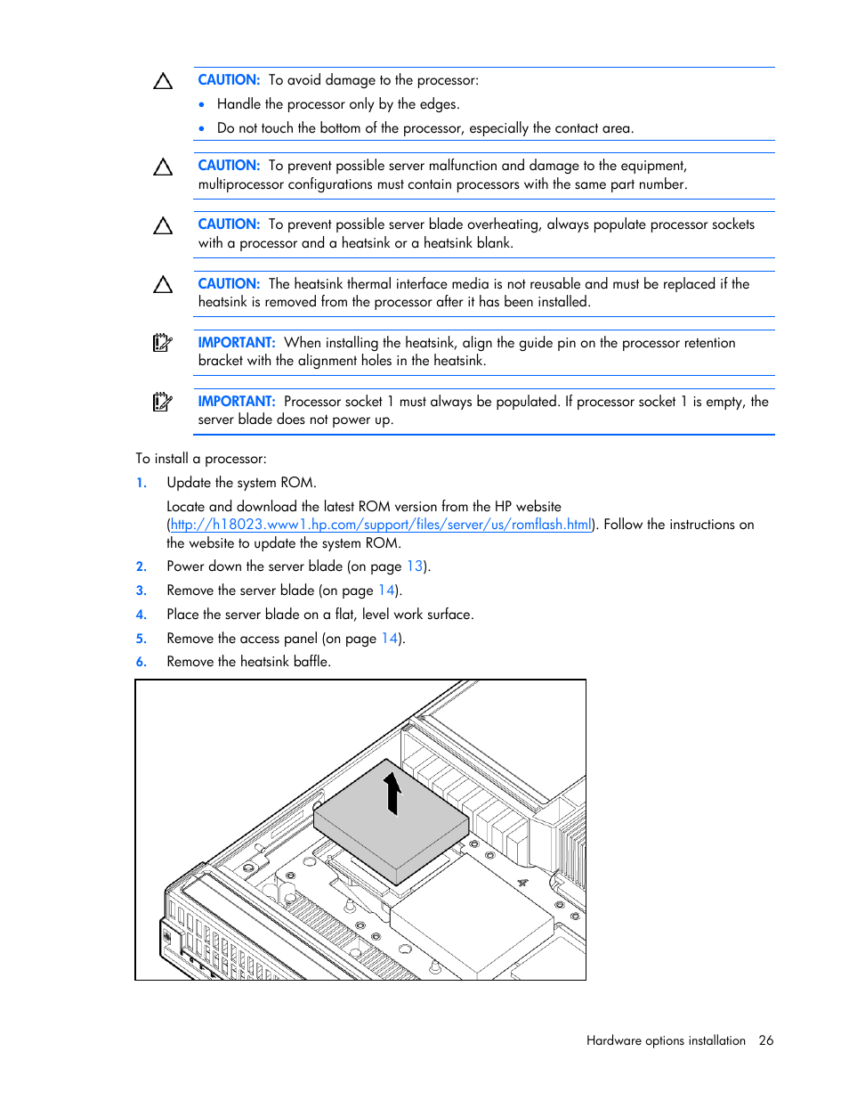 HP ProLiant BL680c G5 Server-Blade User Manual | Page 26 / 100