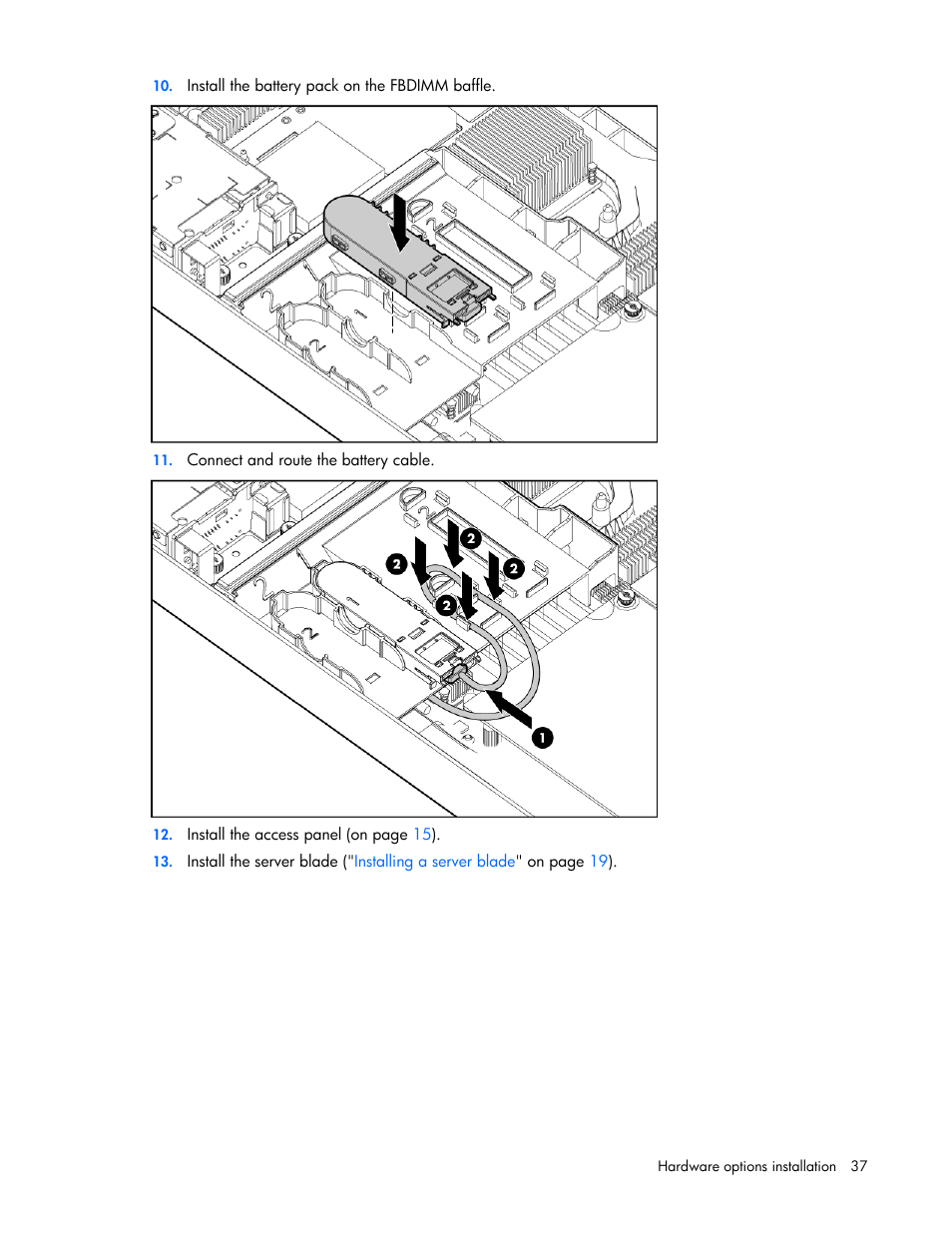 HP ProLiant BL680c G5 Server-Blade User Manual | Page 37 / 100