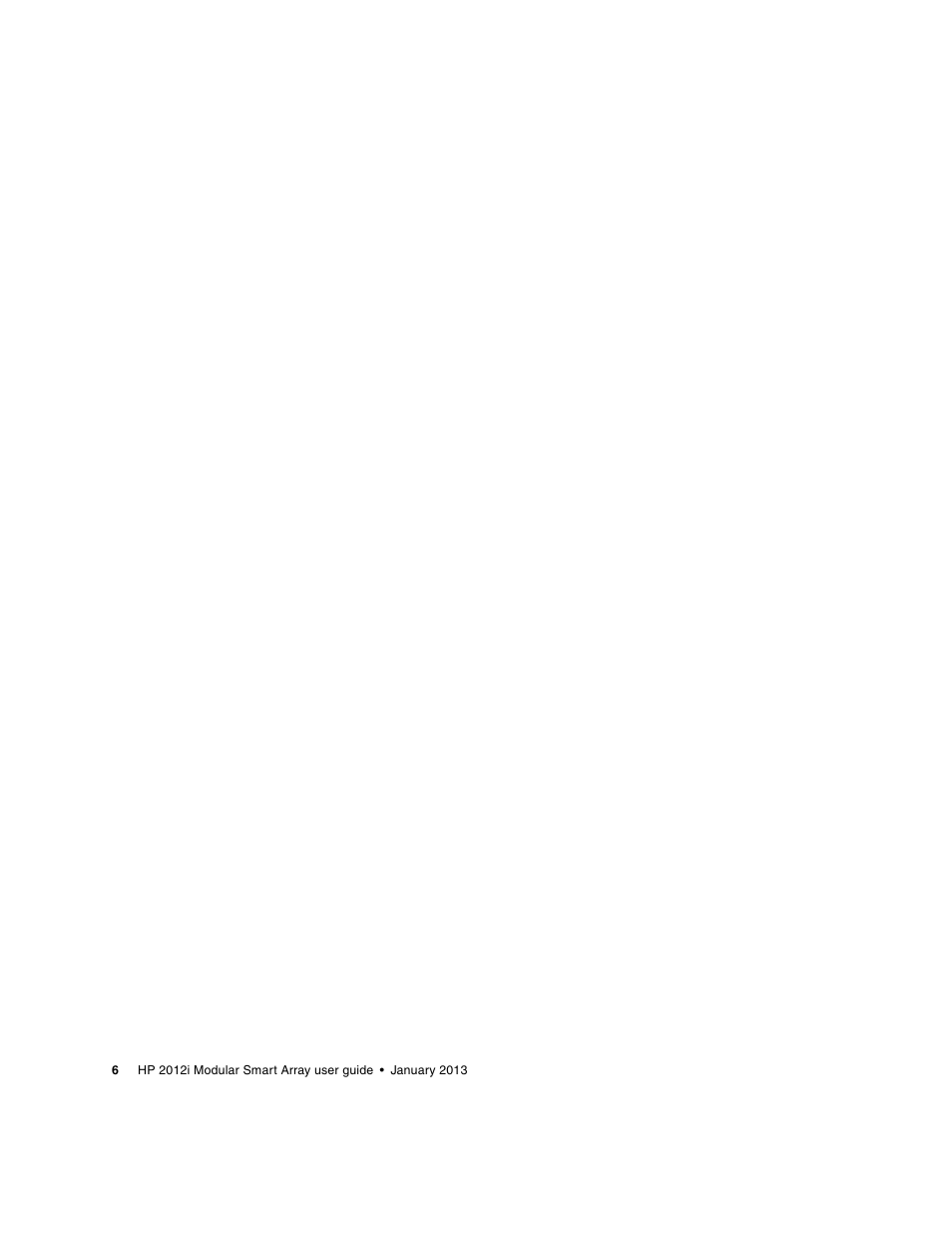 HP MSA Controllers User Manual | Page 6 / 86
