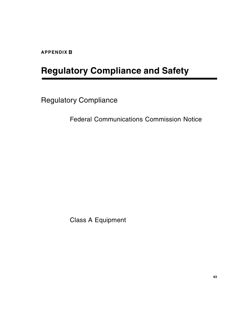 Regulatory compliance and safety, Regulatory compliance | HP MSA Controllers User Manual | Page 63 / 86