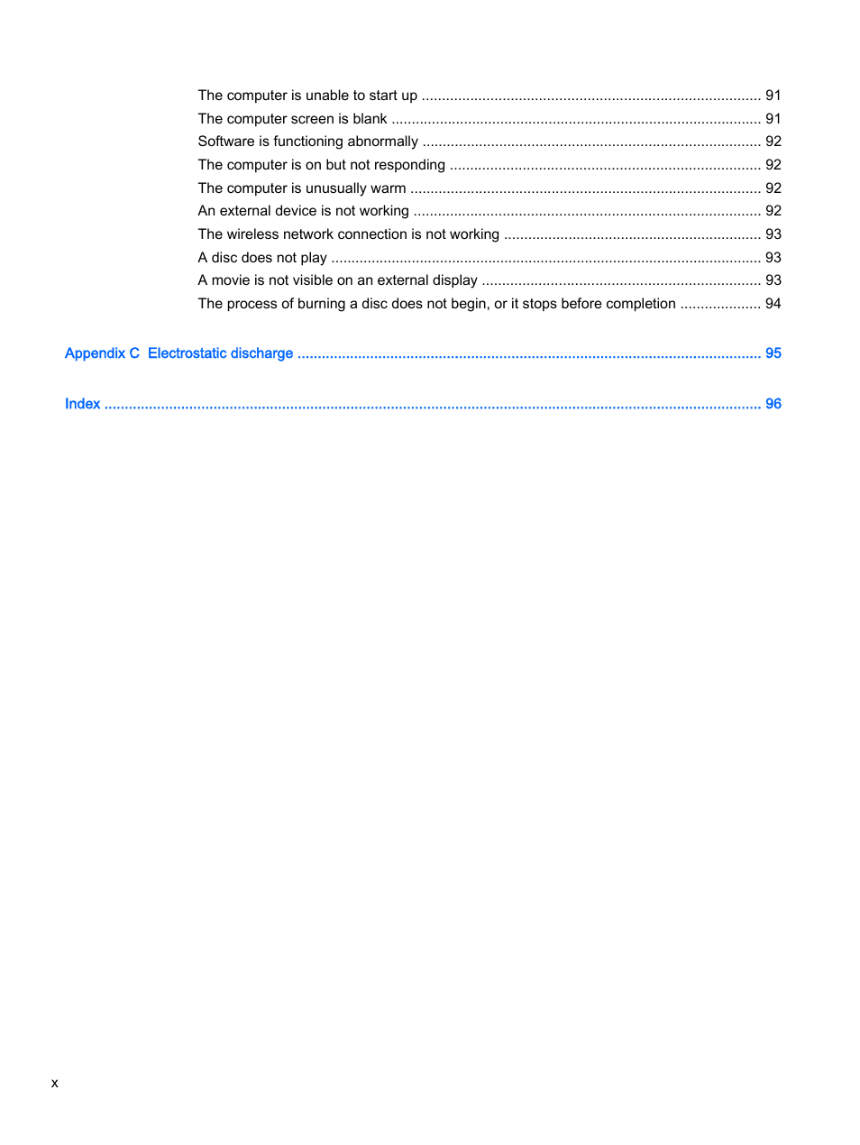 HP ProBook 440 G2 Notebook PC User Manual | Page 10 / 109