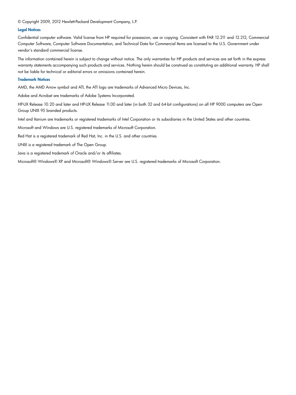 HP System Management Homepage-Software User Manual | Page 2 / 92