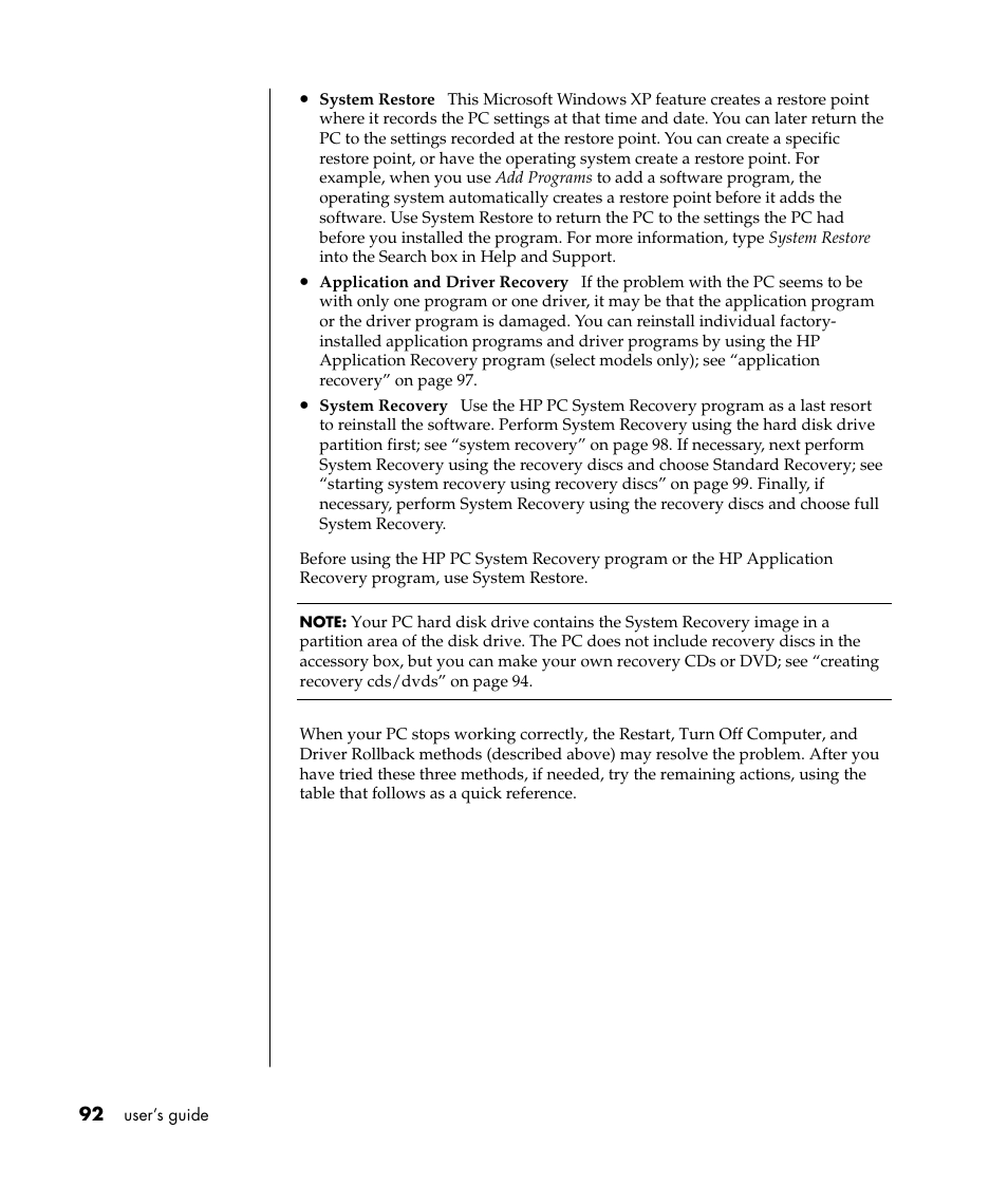 HP Pavilion t338d Desktop PC User Manual | Page 100 / 168