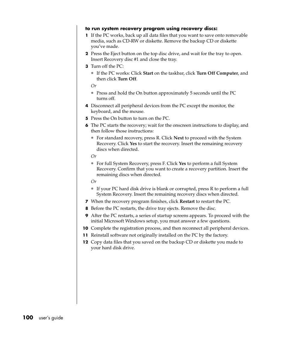 HP Pavilion t338d Desktop PC User Manual | Page 108 / 168