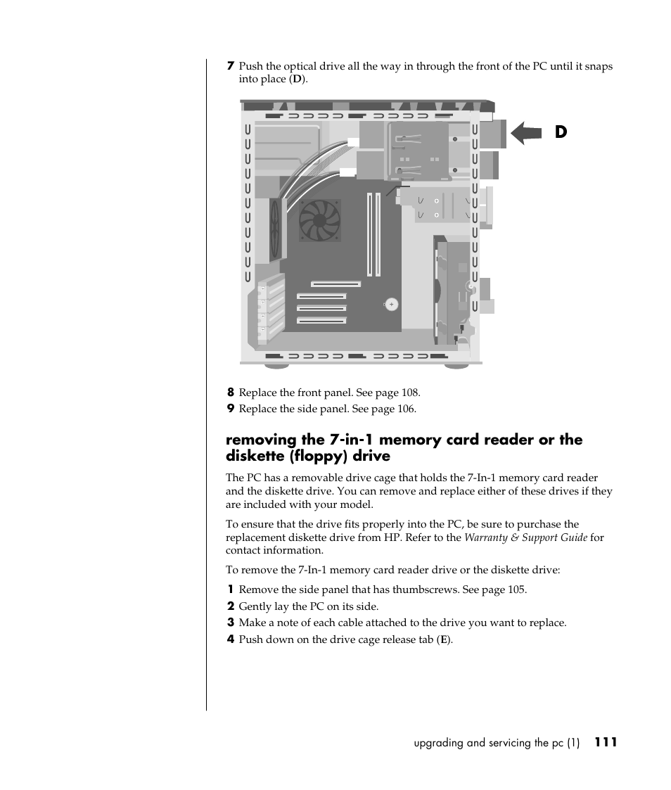HP Pavilion t338d Desktop PC User Manual | Page 119 / 168