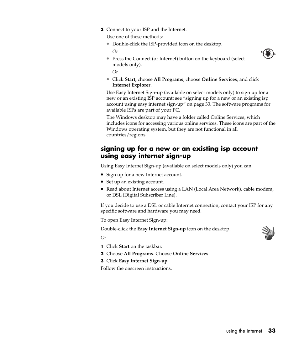 HP Pavilion t338d Desktop PC User Manual | Page 41 / 168