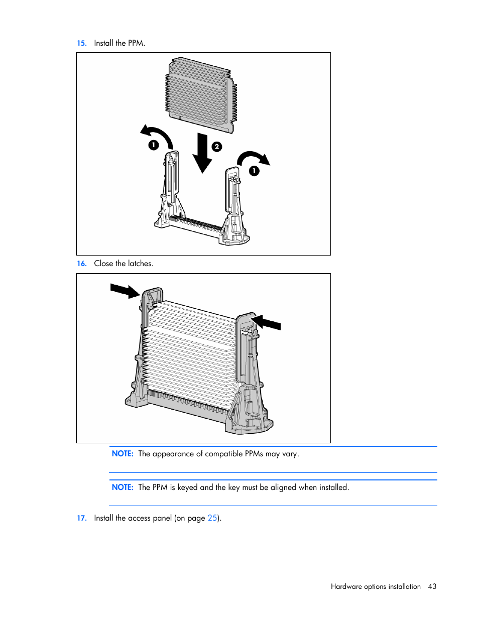 HP ProLiant DL380 G5 Server User Manual | Page 43 / 114