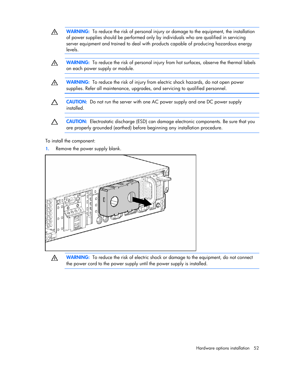 HP ProLiant DL380 G5 Server User Manual | Page 52 / 114