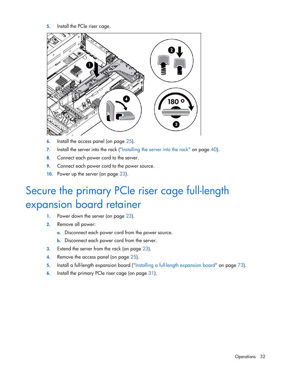 HP ProLiant DL385p Gen8 Server User Manual | Page 32 / 135