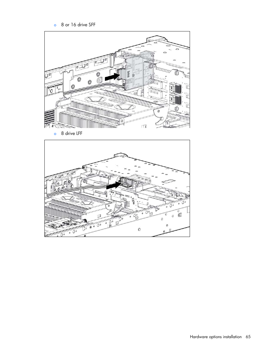 HP ProLiant DL385p Gen8 Server User Manual | Page 65 / 135
