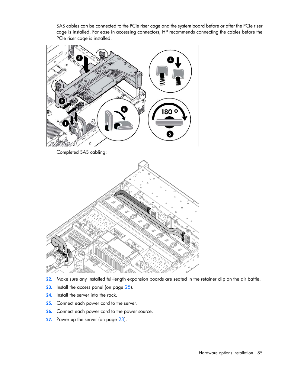 HP ProLiant DL385p Gen8 Server User Manual | Page 85 / 135