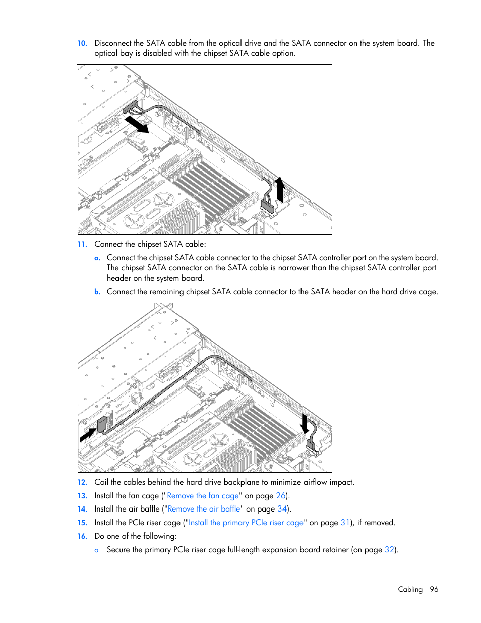 HP ProLiant DL385p Gen8 Server User Manual | Page 96 / 135