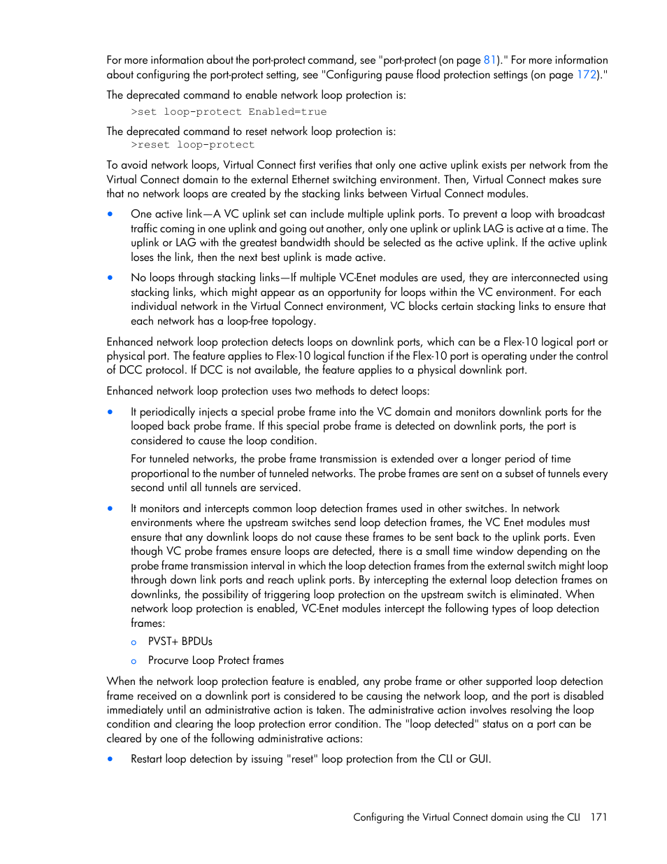 HP Virtual Connect 4Gb Fibre Channel Module for c-Class BladeSystem User Manual | Page 171 / 192
