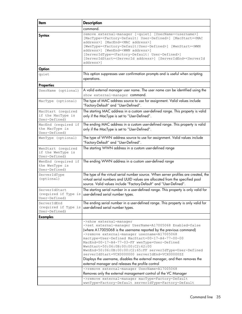 HP Virtual Connect 4Gb Fibre Channel Module for c-Class BladeSystem User Manual | Page 35 / 192