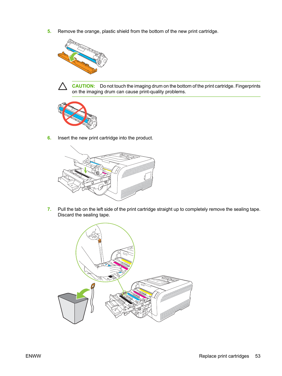 HP Color LaserJet CP1215 Printer User Manual | Page 61 / 122