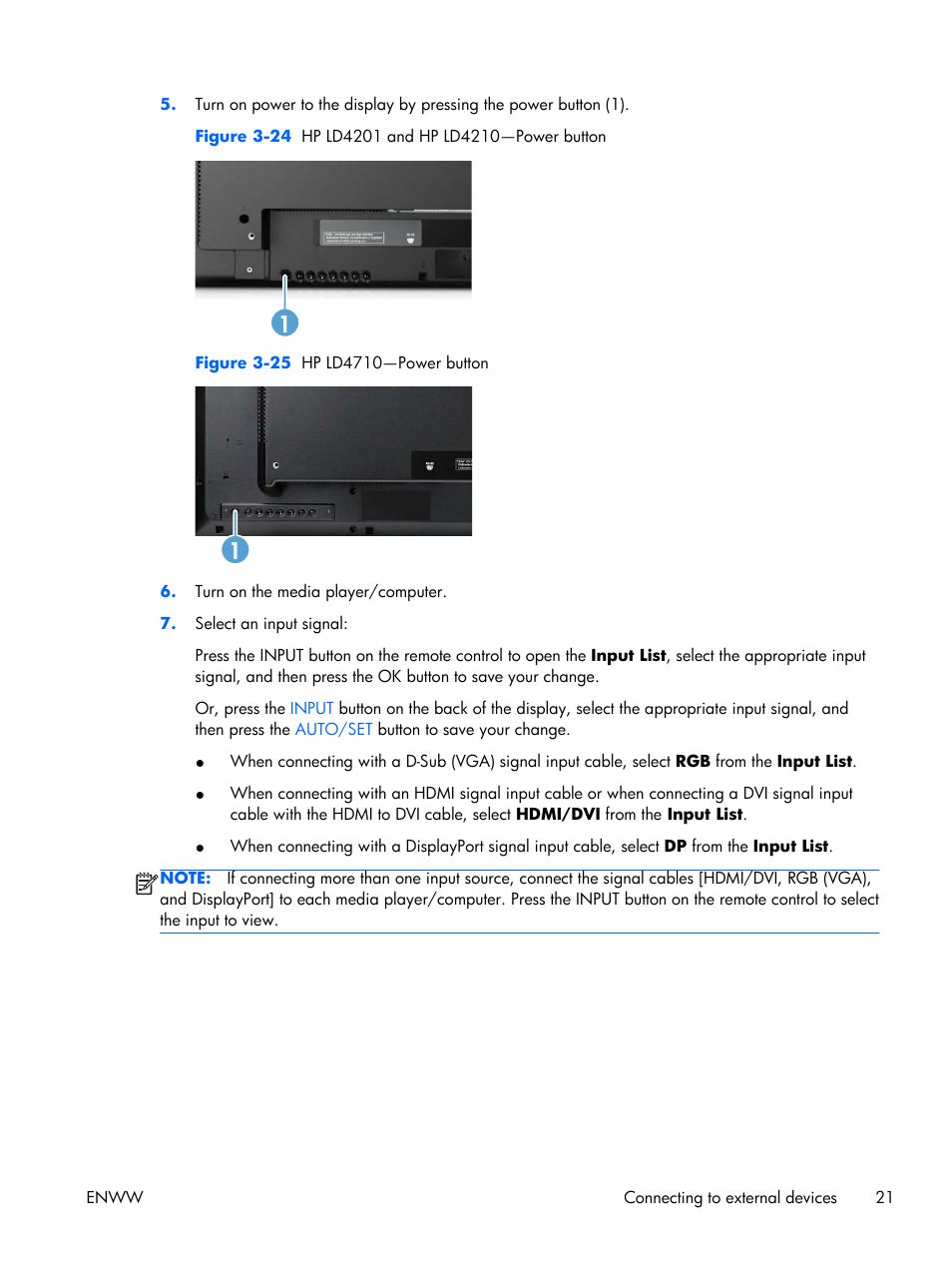 HP LD4210 42-inch LCD Digital Signage Display User Manual | Page 29 / 105