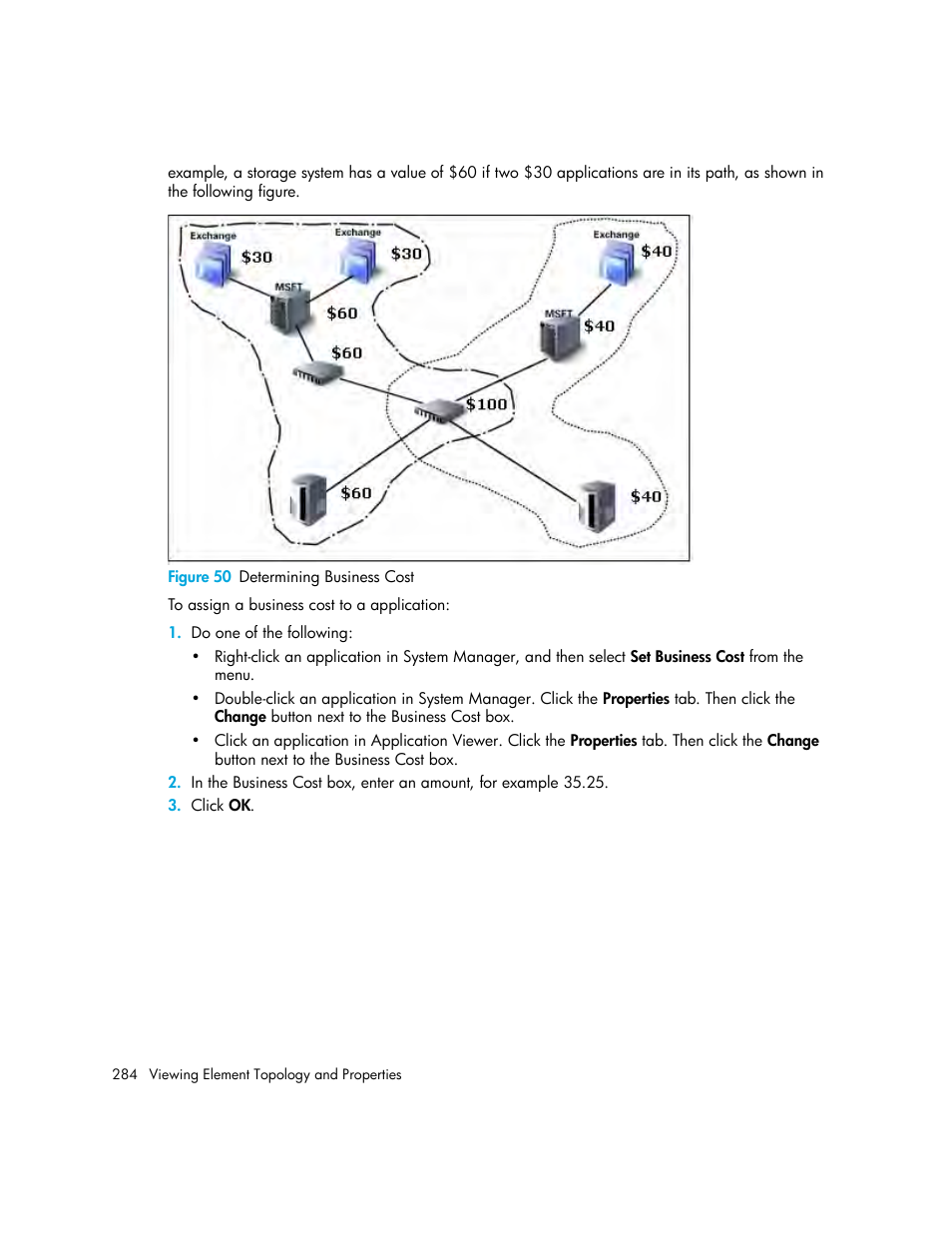 50 determining business cost | HP Storage Essentials Enterprise Edition Software User Manual | Page 322 / 798