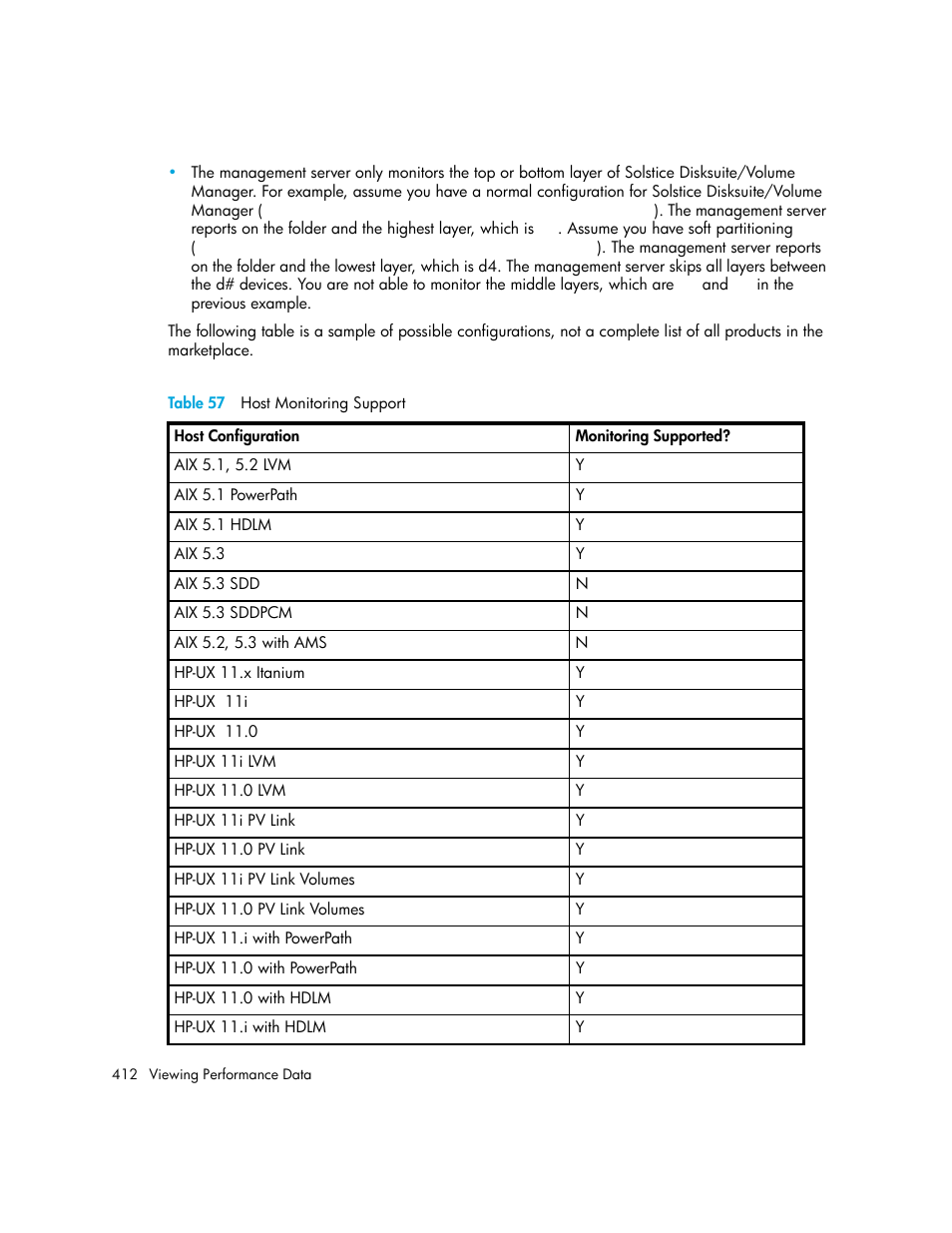 57 host monitoring support | HP Storage Essentials Enterprise Edition Software User Manual | Page 450 / 798