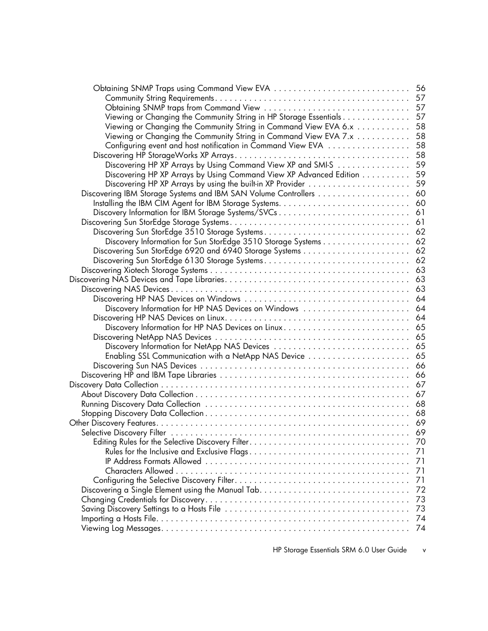 HP Storage Essentials Enterprise Edition Software User Manual | Page 5 / 798