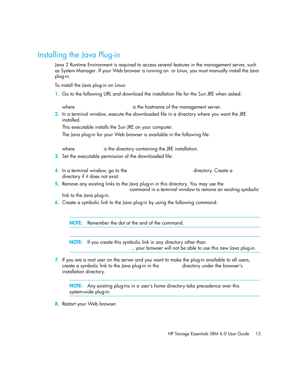 Installing the java plug-in | HP Storage Essentials Enterprise Edition Software User Manual | Page 51 / 798