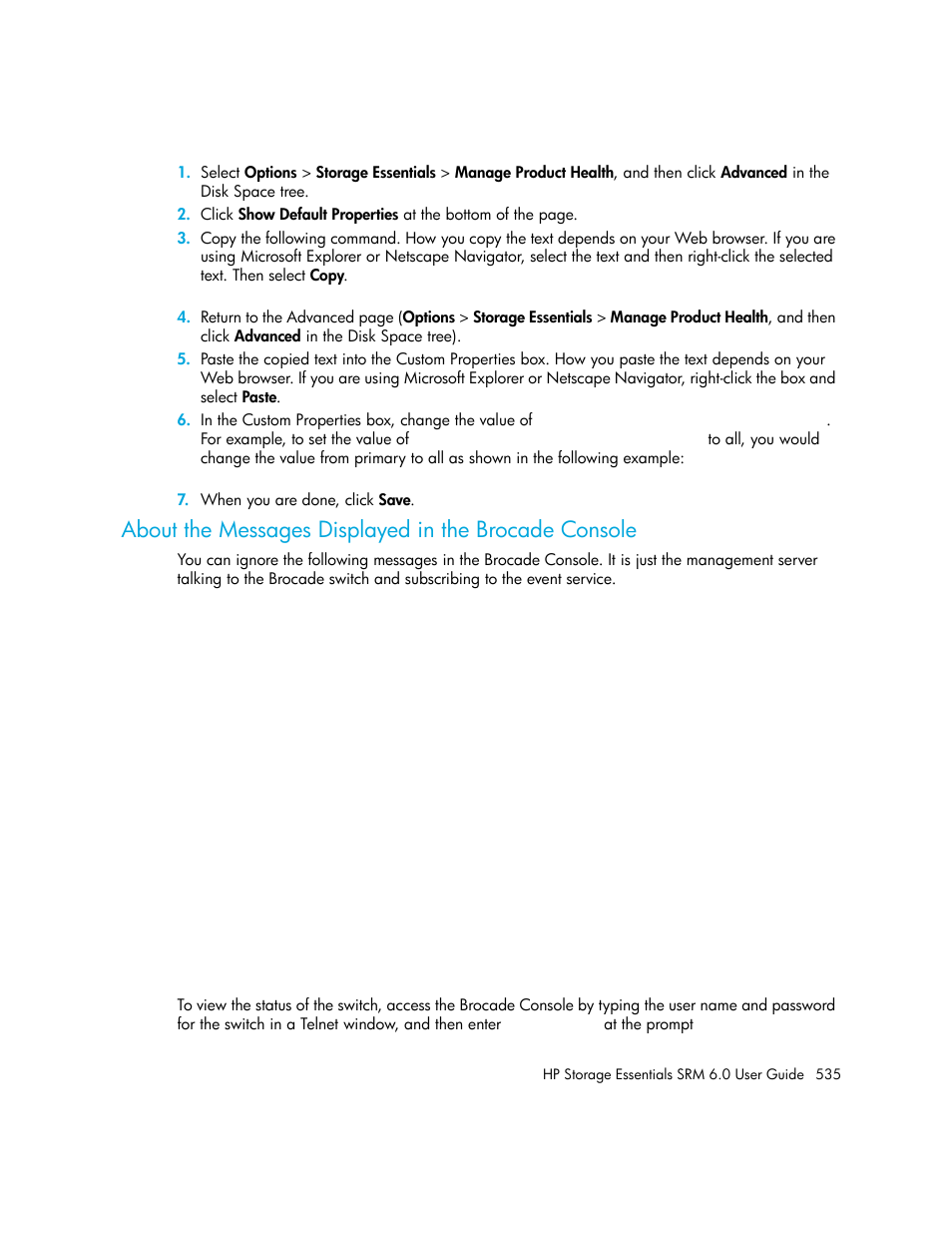 HP Storage Essentials Enterprise Edition Software User Manual | Page 573 / 798