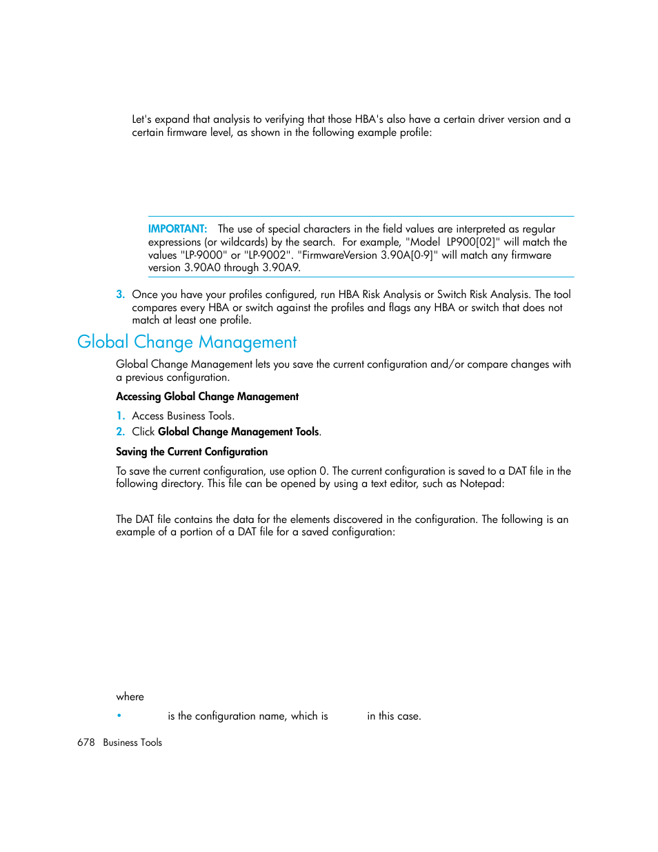 Global change management | HP Storage Essentials Enterprise Edition Software User Manual | Page 716 / 798