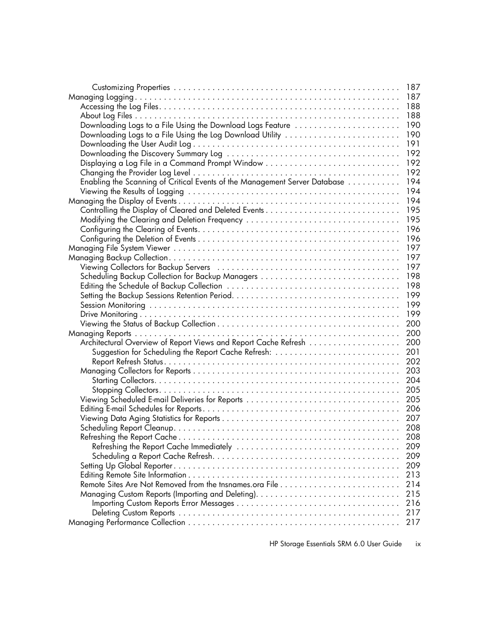 HP Storage Essentials Enterprise Edition Software User Manual | Page 9 / 798