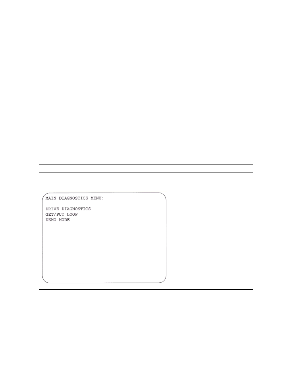 Figure 4-7, Main diagnostics menu, Diagnostics tests | HP NonStop G-Series User Manual | Page 48 / 154
