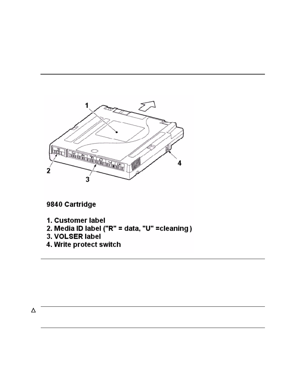 Testing the tape library, Installing diagnostic and cleaning cartridges, Figure 5-2 | Ct9840-1/ct9840fc-1/ct9841fc-1 cartridge | HP NonStop G-Series User Manual | Page 70 / 154