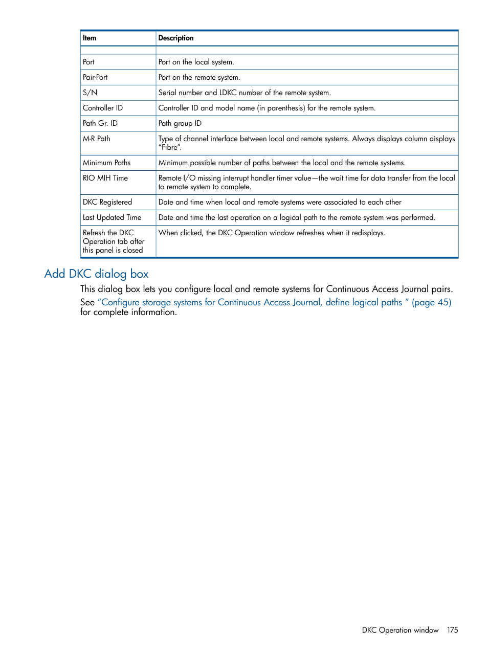 Add dkc dialog box | HP XP P9500 Storage User Manual | Page 175 / 187