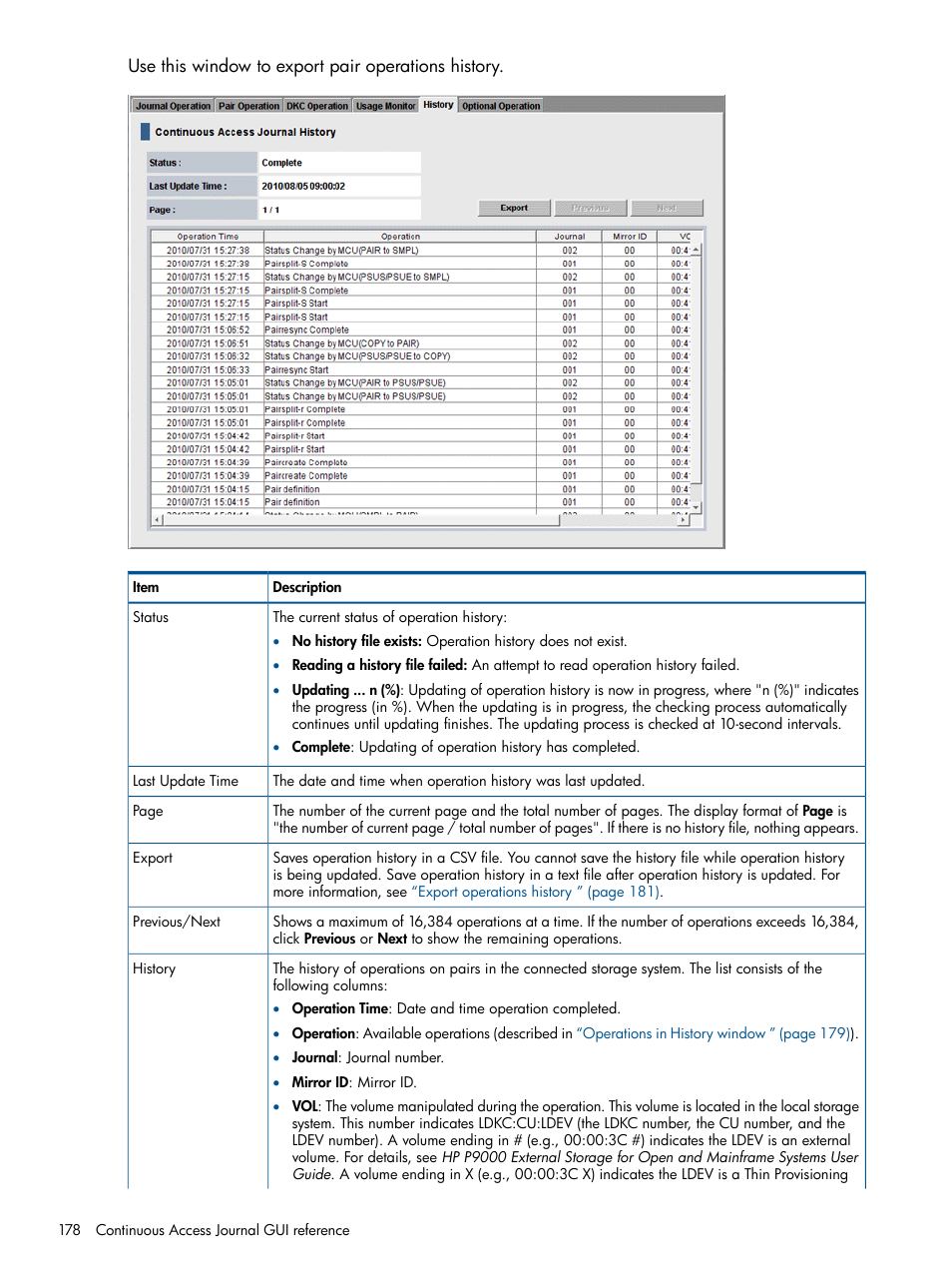 HP XP P9500 Storage User Manual | Page 178 / 187