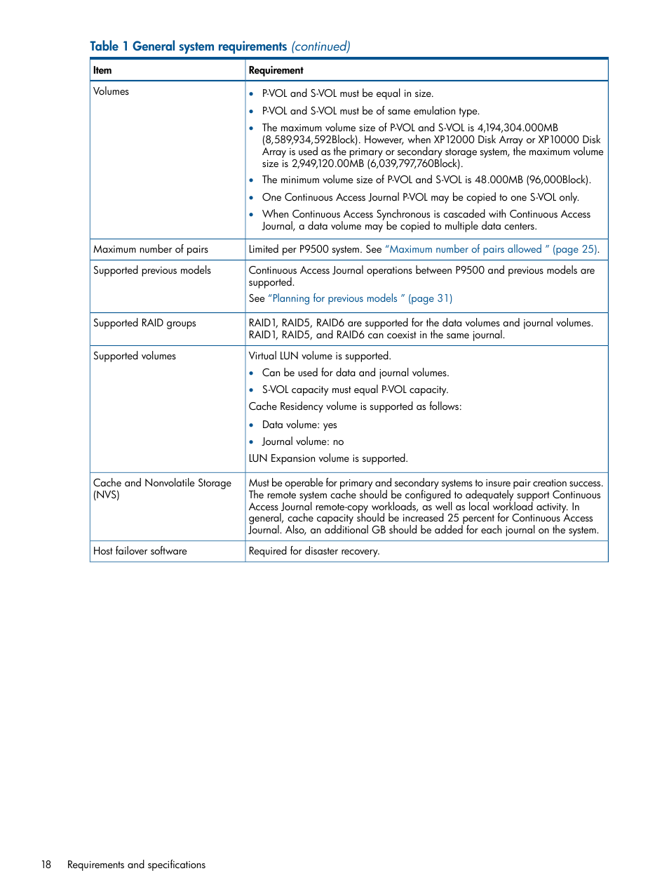 HP XP P9500 Storage User Manual | Page 18 / 187