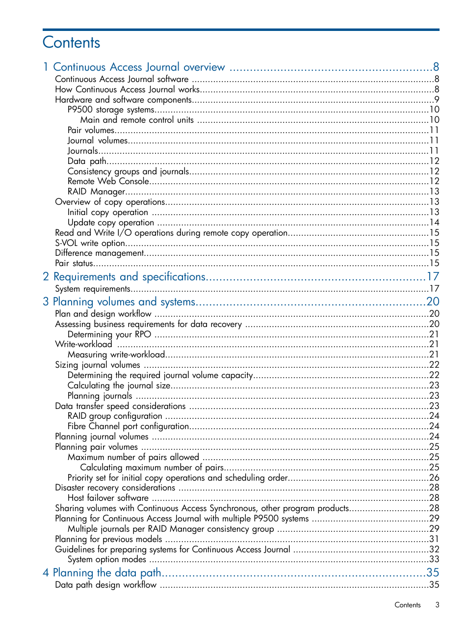 HP XP P9500 Storage User Manual | Page 3 / 187