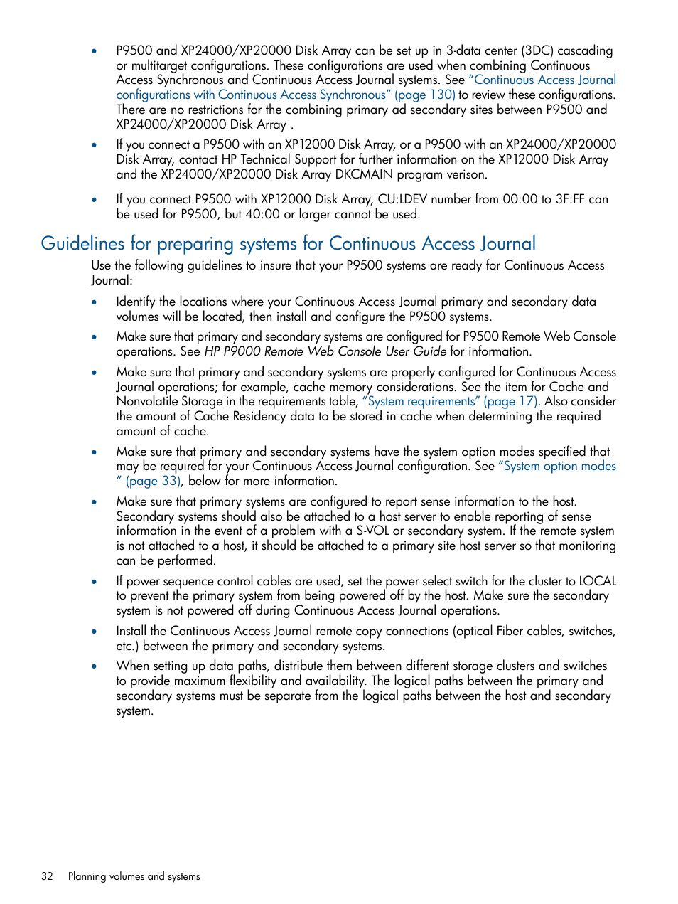 HP XP P9500 Storage User Manual | Page 32 / 187