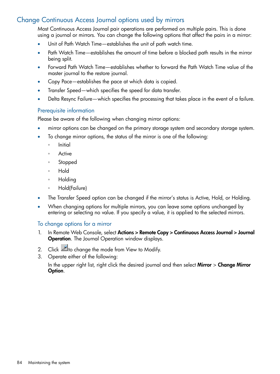 HP XP P9500 Storage User Manual | Page 84 / 187