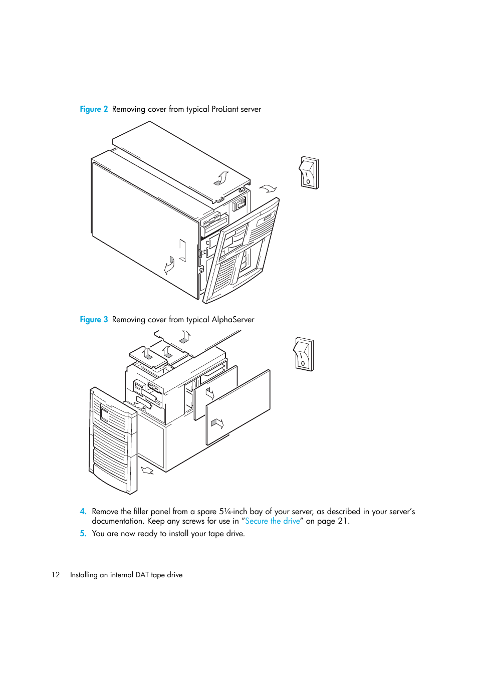 HP StoreEver DAT Tape Drives User Manual | Page 12 / 50