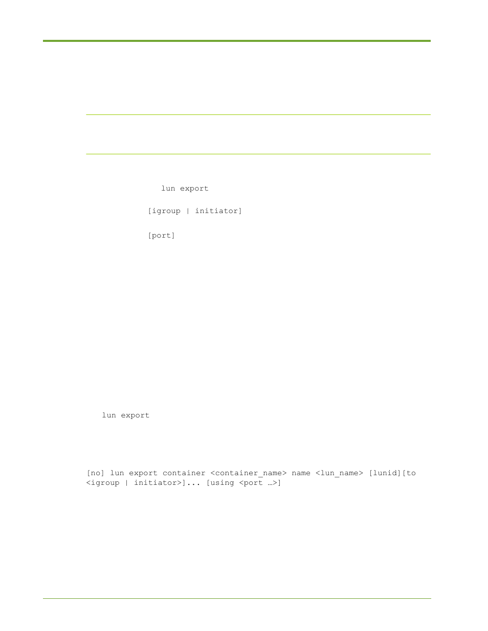 Exporting luns | HP VMA-series Memory Arrays User Manual | Page 106 / 265
