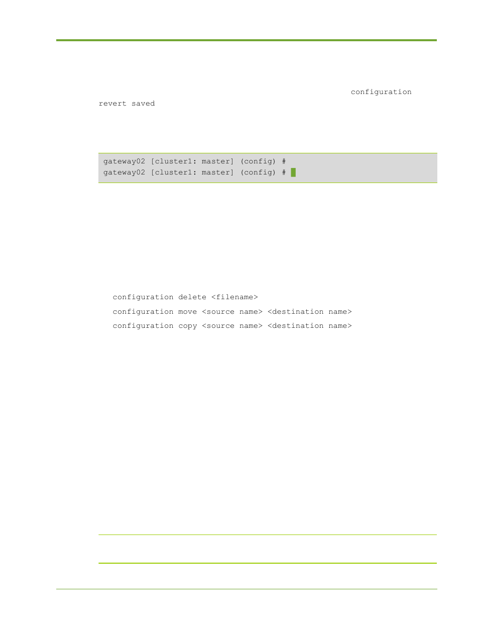 Reverting to saved configuration files, Delete, move, or copy a configuration file, Managing users | HP VMA-series Memory Arrays User Manual | Page 137 / 265