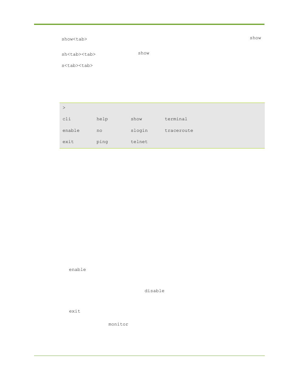 Command modes | HP VMA-series Memory Arrays User Manual | Page 145 / 265