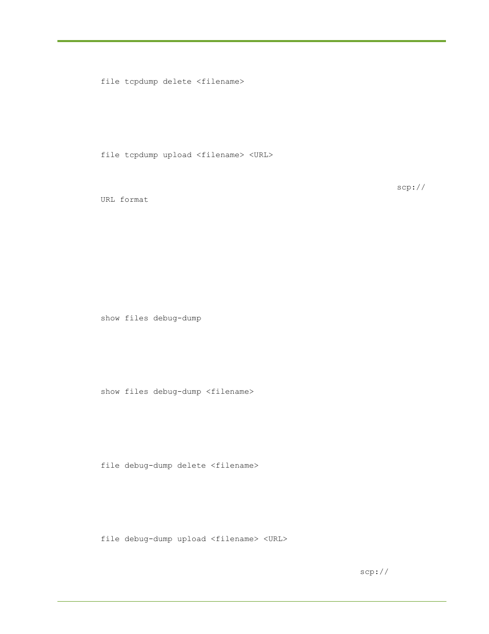 Debug dumps | HP VMA-series Memory Arrays User Manual | Page 179 / 265