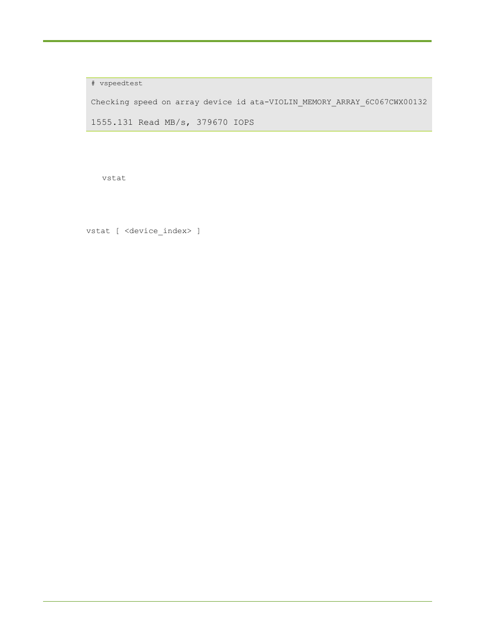 Vstat | HP VMA-series Memory Arrays User Manual | Page 224 / 265