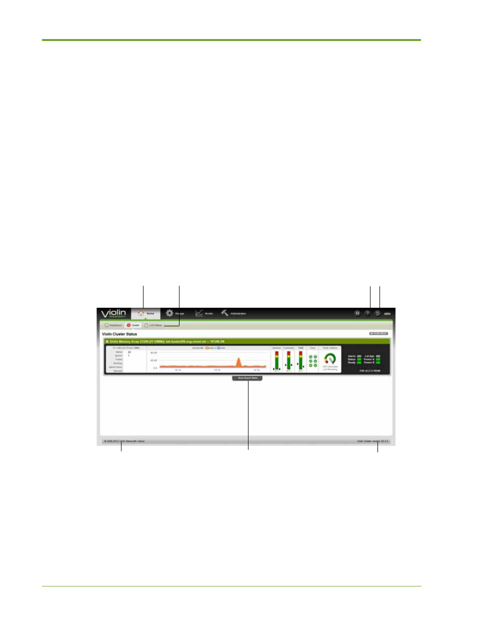 User interface overview | HP VMA-series Memory Arrays User Manual | Page 24 / 265