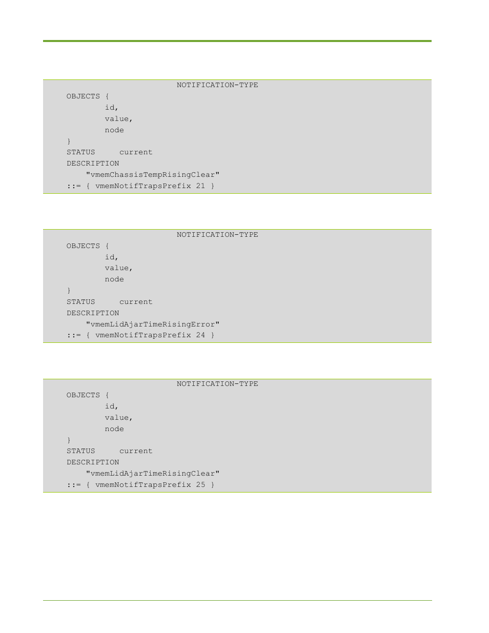 HP VMA-series Memory Arrays User Manual | Page 254 / 265