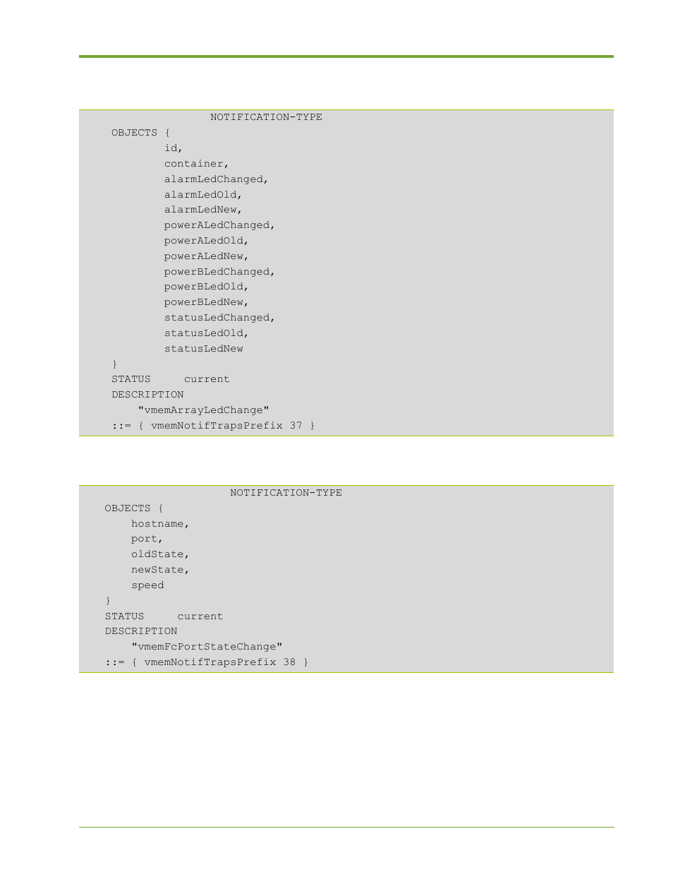 HP VMA-series Memory Arrays User Manual | Page 257 / 265