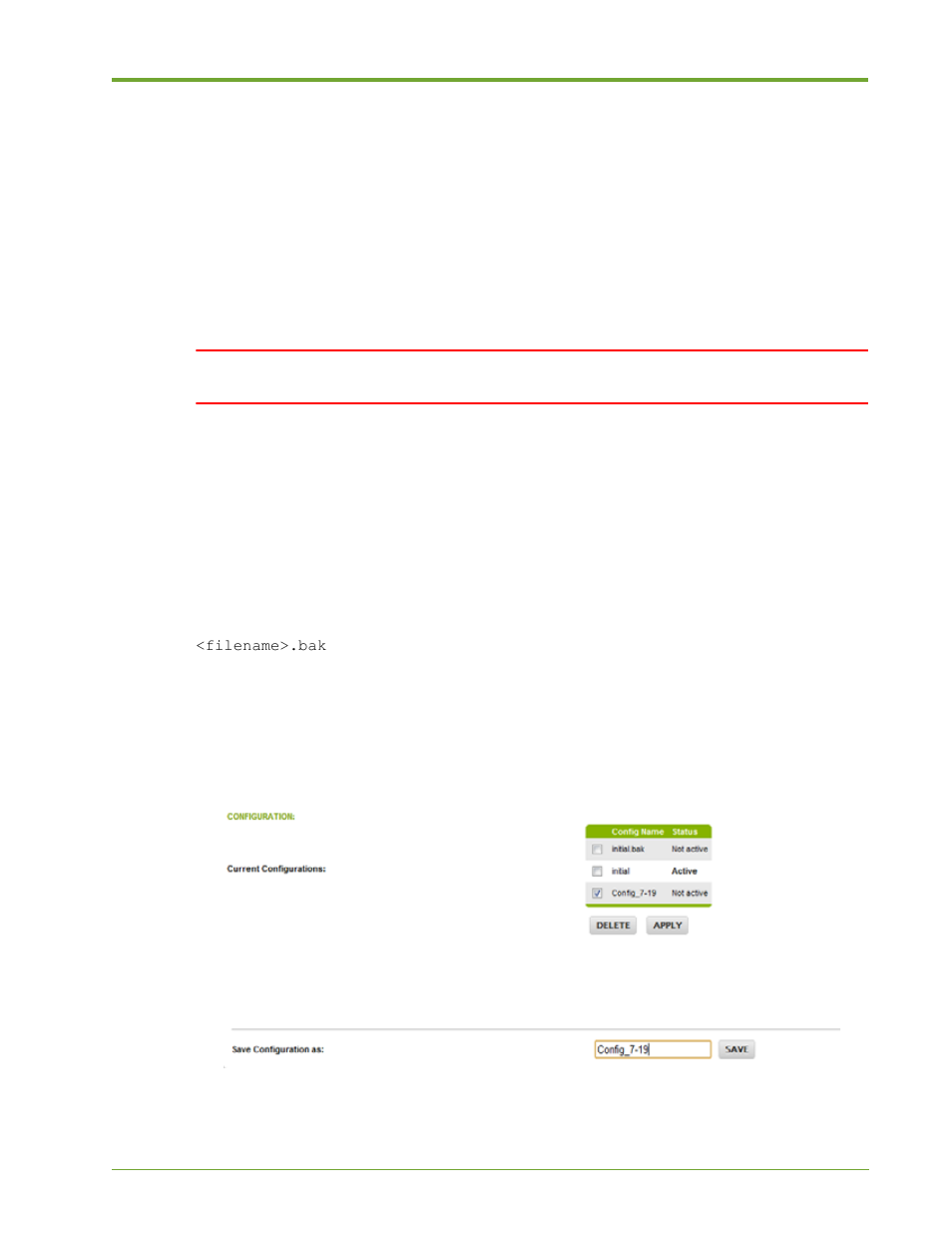 Changing and saving configuration files | HP VMA-series Memory Arrays User Manual | Page 65 / 265