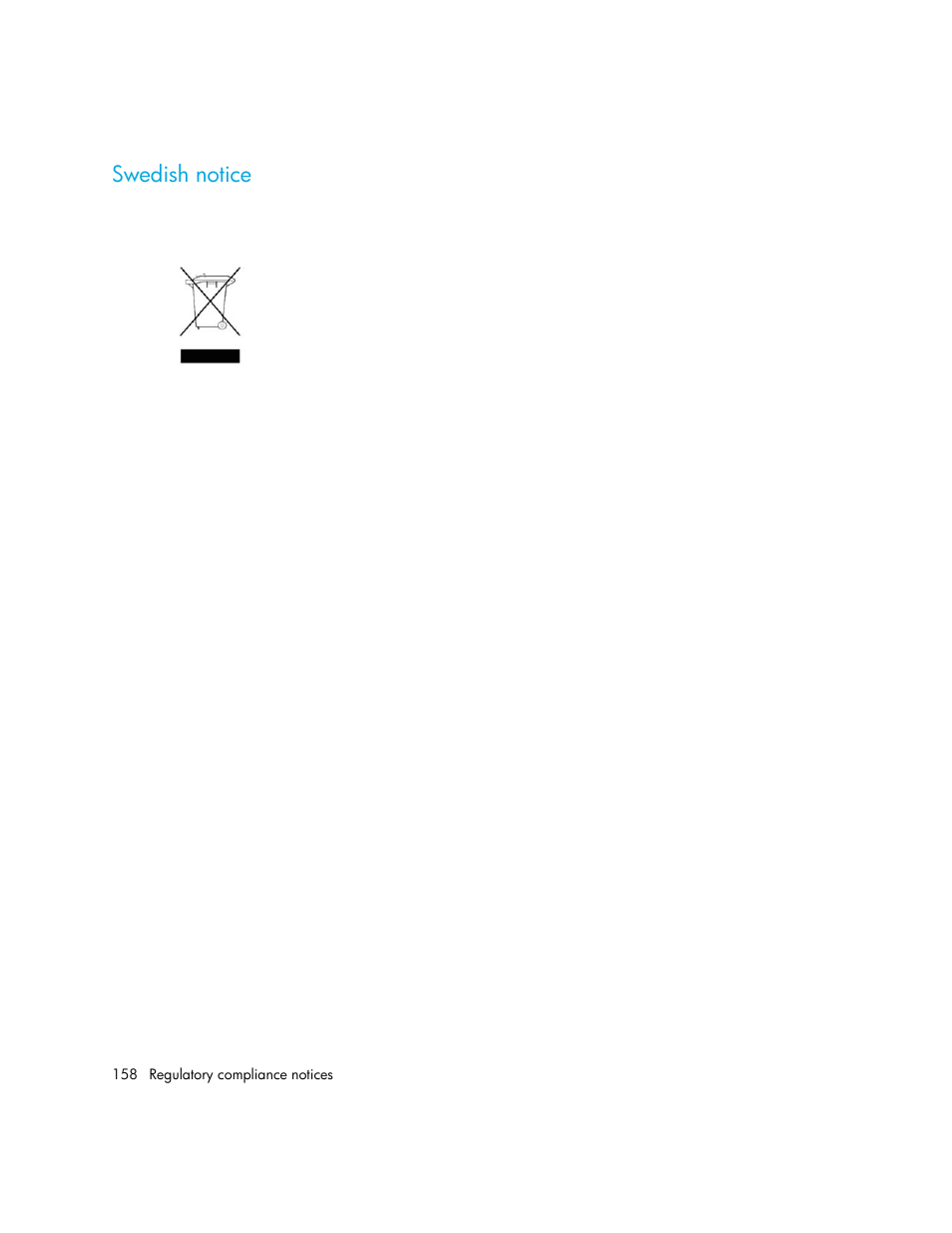Swedish notice | HP StorageWorks MSL6000 Tape Library User Manual | Page 158 / 182