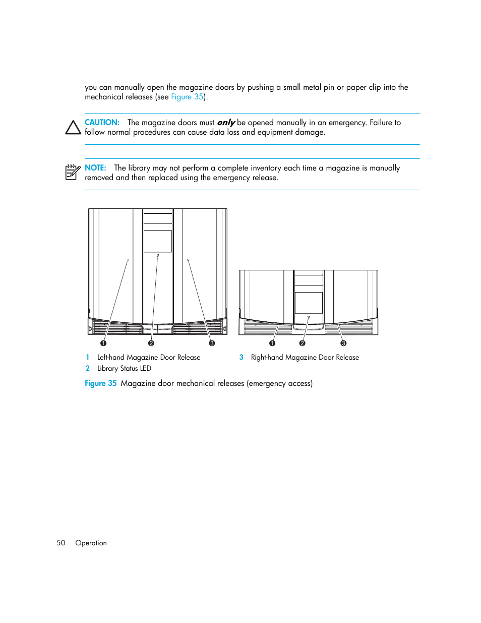 HP StorageWorks MSL6000 Tape Library User Manual | Page 50 / 182