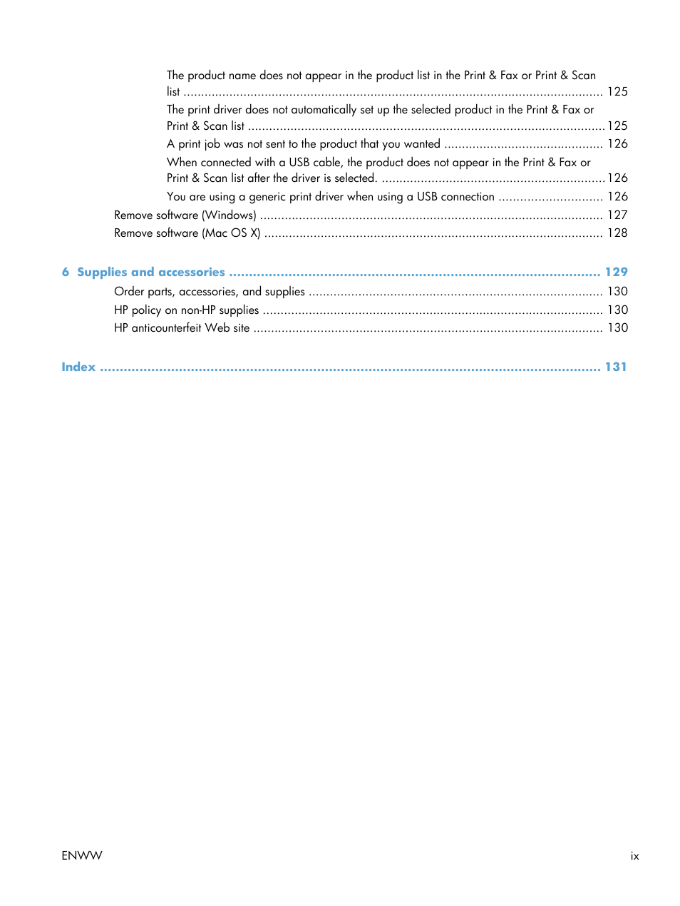 HP LaserJet Pro 400 Printer M401 series User Manual | Page 11 / 148